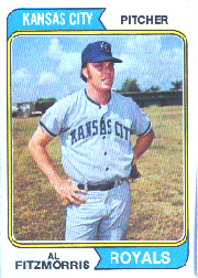 1974 Topps Baseball Cards      191     Al Fitzmorris